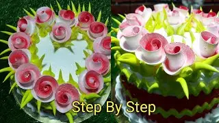 Homemade Best Nozzle Flower Cake Recipe  #cakeideas #cakedesign #satyamcakes