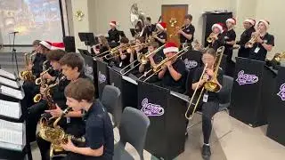 Boerne Middle School North Jazz Band performs &lsquo;Santa Claus is Comin' to Town&rsquo;
