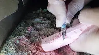 ASMR: Dry chalk shaving