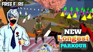 New longest and Difficult Parkour 🤯 ! Best Parkour map in ff ! Parkour map 