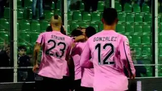 Il gol di Goldaniga - Palermo-Frosinone 4-1 - Giornata 16 - Serie A TIM 2015/16