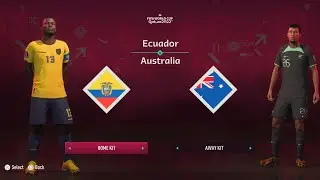 FIFA 23 | COPA MUNDIAL QATAR 2022 | ECUADOR VS AUSTRALIA | 4K 60FPS | PS5