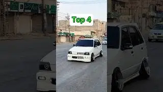 Top 5 modified Suzuki Mehran in Pakistan 😱#shorts #car #viral