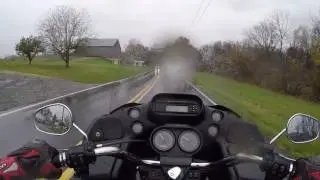 2011 Harley Davidson Ultra Road Glide Test Drive review(Rain)