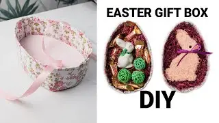 DIY Easter Gift Box | How to make Egg Shaped Gift Box