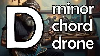 D Minor Chord Drone Backing Track