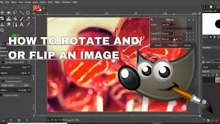 GIMP/How to rotate and/or flip an image (90 degrees clockwise, flip vertically etc.)