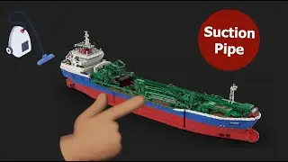 #21, bouw van een schip van #lego : SPAUWER (schaal 1:75) De zuigbuis. &plusmn;28.476 #bricks gebruikt