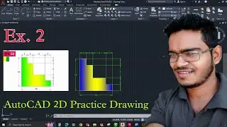 AutoCAD Tutorial for beginners in Hindi | AutoCAD Practice drawing Ex. 2