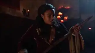 DC's Legends of Tomorrow 2x12 Vixen pulls the sword/spear from the stone