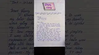 Diary entry kaise likhte hain l diary entry ka format l diary entry class 9,10,11,12 l #shorts #like