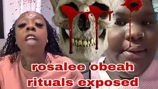 ROSALEE OBEAH R!TU@L EXP@SED ‼️TIKTOK OBEAH CULT R!TU@L D3@TH ‼️ARTIST WUK OBEAH WITH BULL FROGS 😱