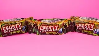Opening Crusty Chocolate Bar From The Grossery Gang