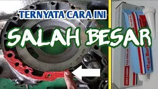 CARA KASIH LEM MERAH , CARA MENGASIH LIQUID GASKET