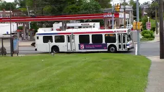 SEPTA BUS: RIDE ON NEW FLYER D40LF 5852 ON ROUTE: 107