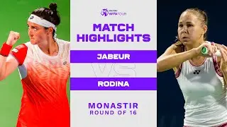 Ons Jabeur vs. Evgeniya Rodina | 2022 Monastir Round of 16 | WTA Match Highlights