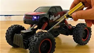 RC ROCK CRAWLER FRONT WHEELS REPAIR - DISMANTLING OFF ROAD CAR AND ASSEMBLING BACK