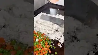Самый простой жареный рис со свининой #friedrice