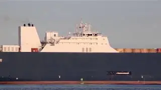 Ro-Ro/Container Ship Bahri HOFUF Leaves Baltimore November 23, 2018