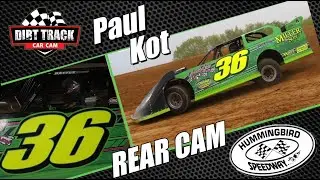 Paul Kot driving #36 Super Late in the feature at Hummingbird Speedway July 9. 2022