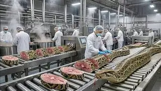 Inside the Modern Snake Meat Factory: The Incredible Process You've Never Seen