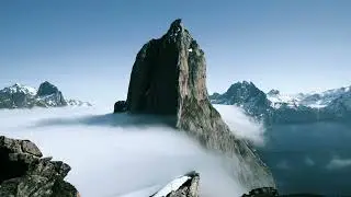 UP IN THE CLOUDS - Relaxing and Calming Video of Wind, fog and clouds over the Mountains (4K 2021)