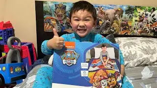 Unboxing Paw patrol weighted blanket!