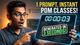 Boost Your Automation! Generate Selenium POM Classes Instantly with 1 AI Prompt