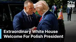BREAKING NEWS: Trump Welcomes Polish President Nawrocki with Air Force Flyover at White House | AC1G