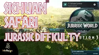 Jurassic World Evolution 3 Jurassic Difficulty Challenge Sichuan Safari 5 Star Tutorial