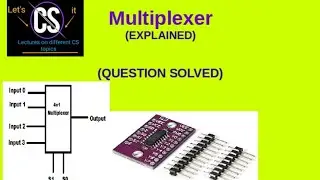 Multiplexer (explanation with a question solved)