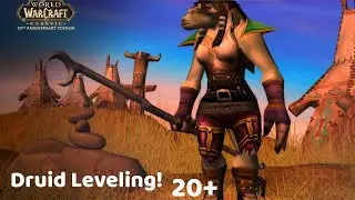 Anniversary Classic Wow Druid! Some More Relaxing Leveling?! LvL 20+