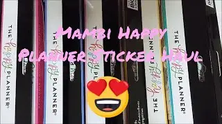 Mambi Happy Planner Sticker Haul