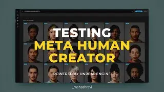 Testing Unreal's Meta Human Creator Early Access