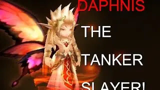 [summoners war ep93 ENGLISH] Daphnis fire fairy king the tanker slayer build and arena demonstration