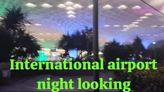 International airport night view #mumbai 