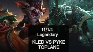 Putting Pyke Top In The Dust l Insane 1v9 Carry By Grandmasters Kled