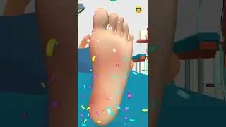 Foot Clinic Gameplay Part 7 🦶️😧😧 #footclinic #gameandro #shorts