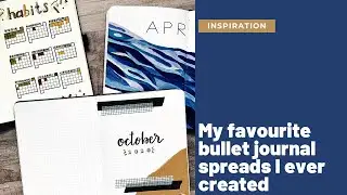 Flipping through my old bullet journals | My favourite spreads