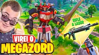 🚨 MEGAZORD + RIFLE A LASER = COMBO APEL&Atilde;O no FORTNITE! 😱