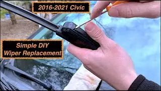 Honda civic windshield wiper replacement