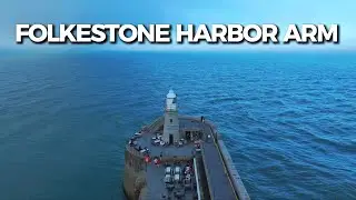 Folkestone Harbour Arm 🇬🇧 | Stunning 4K Footage from Above