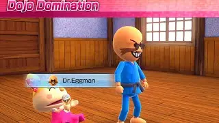 Wii Party U - Dojo Domination Play as Dr Eggman (Advanced )