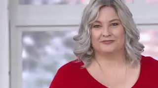 Denim & Co. Long-Sleeve V-Neck Sweater on QVC