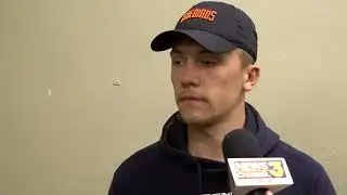 Extended interview with Firebirds star Ryker Evans before Game 3 of the Calder Cup