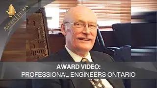 Professional Engineers Ontario | Interview Style Award Winner Video | Leonard Ray Barton