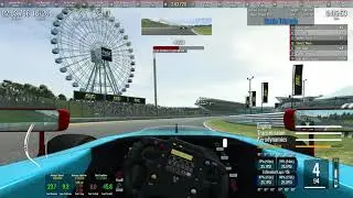 Race Room - Tatuus F4 - Suzuka Circuit - Ranked Rookie - Hero to zero quite quickly.