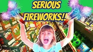 NEVER BRING A 7 YEAR OLD SHOPPING to SKY KING FIREWORKS!!