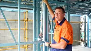 Working on Steel House Frames