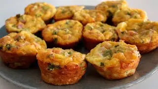 Egg Muffins with Ham and Cheese